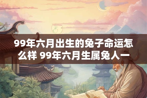 99年六月出生的兔子命运怎么样 99年六月生属兔人一生命运