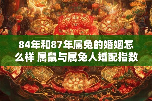 84年和87年属兔的婚姻怎么样 属鼠与属兔人婚配指数