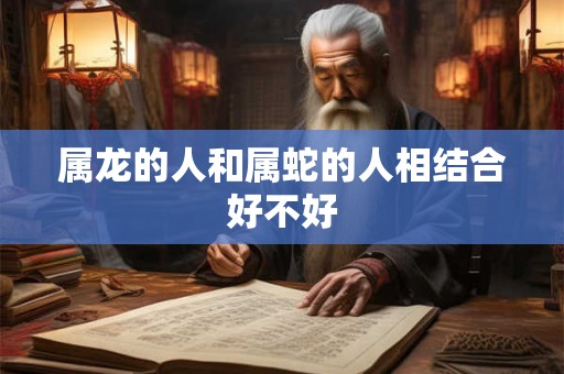属龙的人和属蛇的人相结合好不好