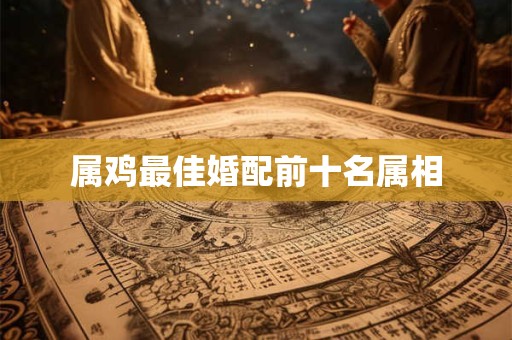 属鸡最佳婚配前十名属相