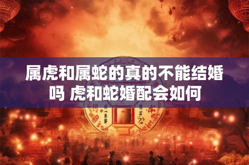 属虎和属蛇的真的不能结婚吗 虎和蛇婚配会如何