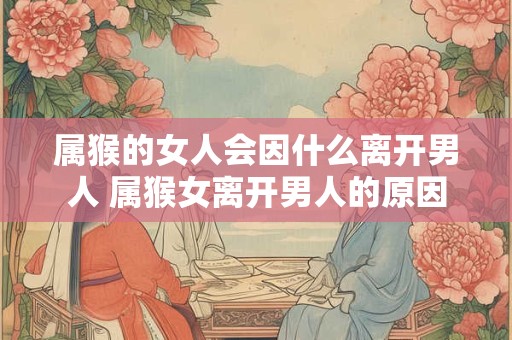 属猴的女人会因什么离开男人 属猴女离开男人的原因