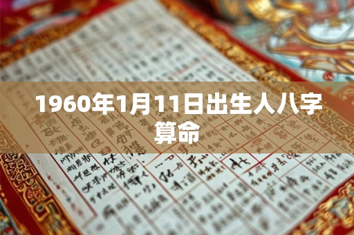 1960年1月11日出生人八字算命