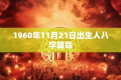 1960年11月21日出生人八字算命