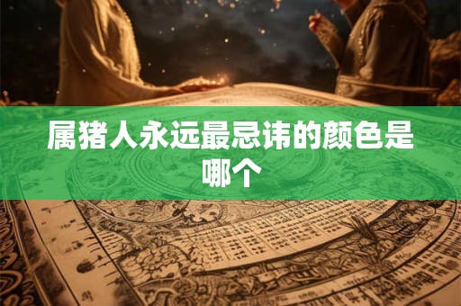 属猪人永远最忌讳的颜色是哪个