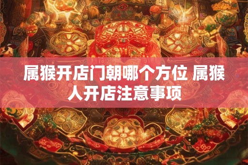属猴开店门朝哪个方位 属猴人开店注意事项