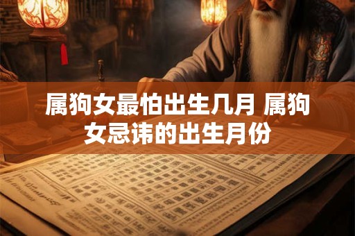 属狗女最怕出生几月 属狗女忌讳的出生月份