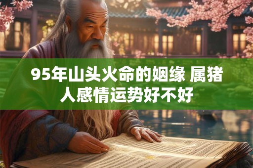 95年山头火命的姻缘 属猪人感情运势好不好