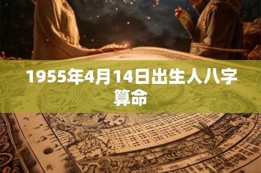 1955年4月14日出生人八字算命