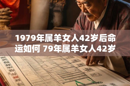 1979年属羊女人42岁后命运如何 79年属羊女人42岁会遇上什么灾难