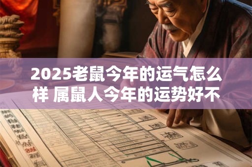 2025老鼠今年的运气怎么样 属鼠人今年的运势好不好