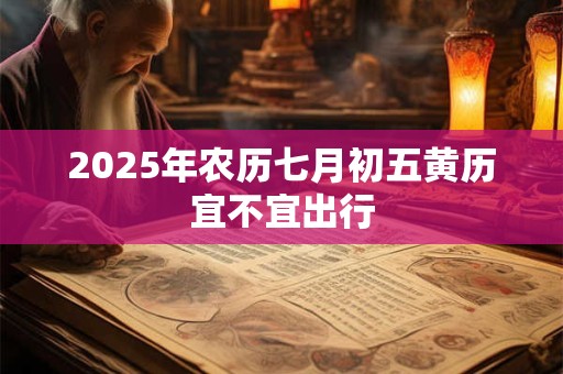 2025年农历七月初五黄历宜不宜出行