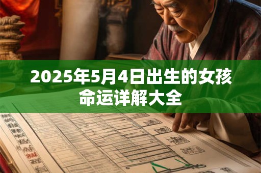 2025年5月4日出生的女孩命运详解大全