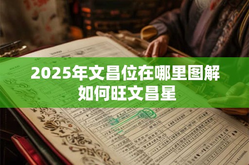 2025年文昌位在哪里图解 如何旺文昌星