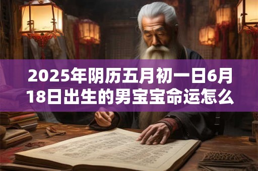 2025年阴历五月初一日6月18日出生的男宝宝命运怎么样