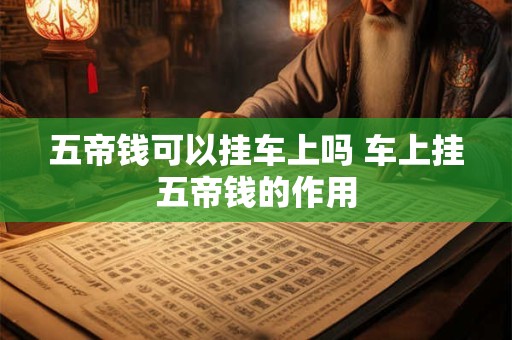 五帝钱可以挂车上吗 车上挂五帝钱的作用