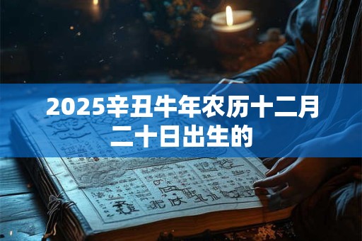 2025辛丑牛年农历十二月二十日出生的
