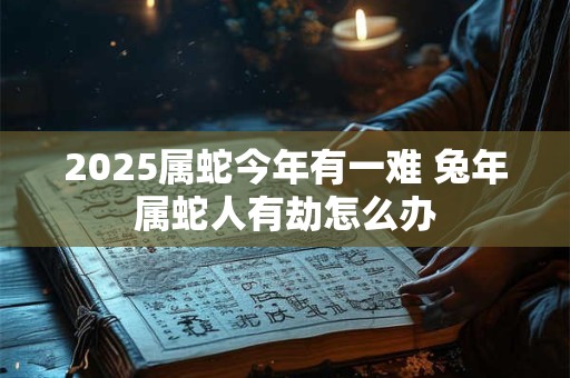 2025属蛇今年有一难 兔年属蛇人有劫怎么办