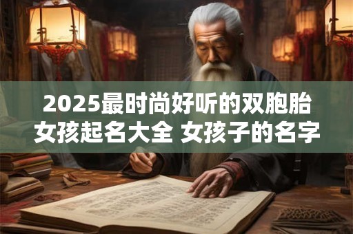 2025最时尚好听的双胞胎女孩起名大全 女孩子的名字这样取