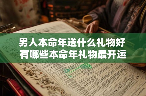 男人本命年送什么礼物好 有哪些本命年礼物最开运
