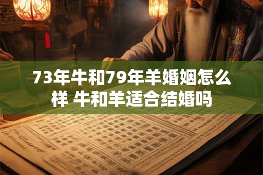 73年牛和79年羊婚姻怎么样 牛和羊适合结婚吗