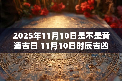 2025年11月10日是不是黄道吉日 11月10日时辰吉凶