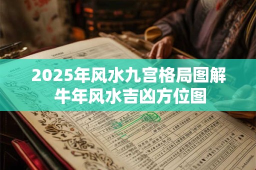 2025年风水九宫格局图解 牛年风水吉凶方位图