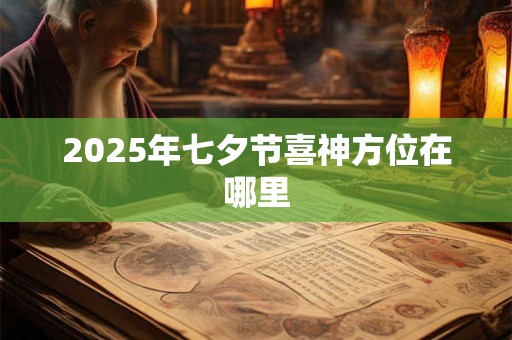 2025年七夕节喜神方位在哪里