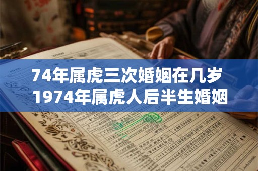 74年属虎三次婚姻在几岁 1974年属虎人后半生婚姻运势如何