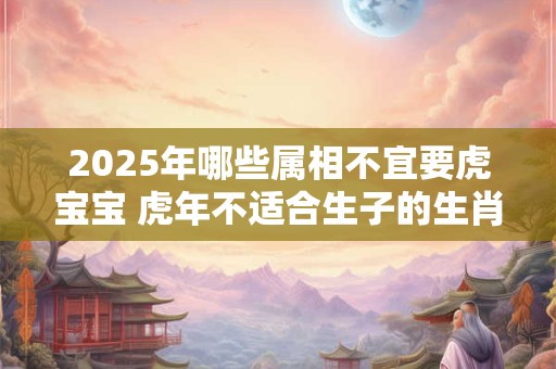 2025年哪些属相不宜要虎宝宝 虎年不适合生子的生肖