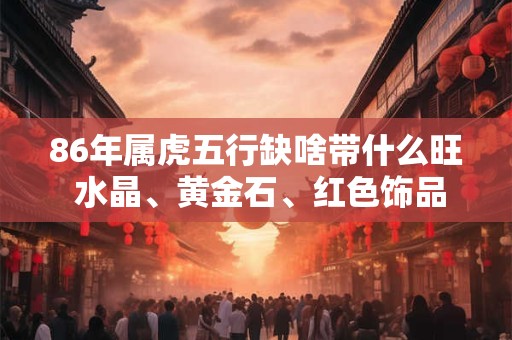 86年属虎五行缺啥带什么旺 水晶、黄金石、红色饰品