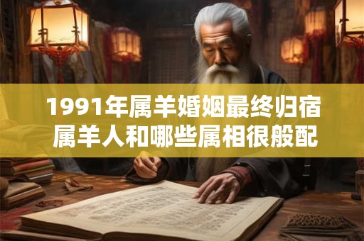 1991年属羊婚姻最终归宿 属羊人和哪些属相很般配