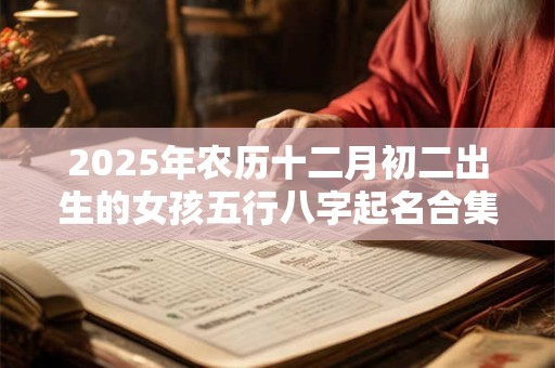 2025年农历十二月初二出生的女孩五行八字起名合集