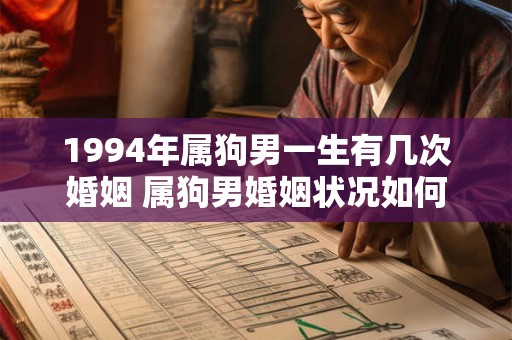 1994年属狗男一生有几次婚姻 属狗男婚姻状况如何