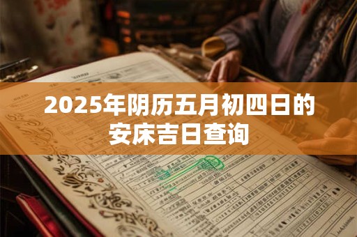 2025年阴历五月初四日的安床吉日查询