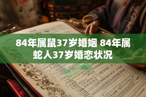 84年属鼠37岁婚姻 84年属蛇人37岁婚恋状况