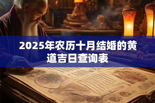2026年农历十月结婚的黄道吉日查询表 2026年农历十月结婚的黄道吉日查询表
