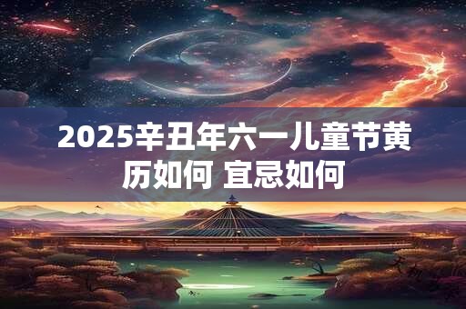 2025辛丑年六一儿童节黄历如何 宜忌如何