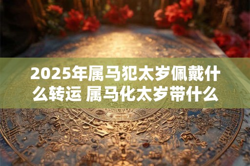 2025年属马犯太岁佩戴什么转运 属马化太岁带什么东西最好
