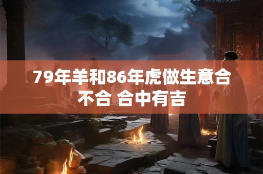 79年羊和86年虎做生意合不合 合中有吉