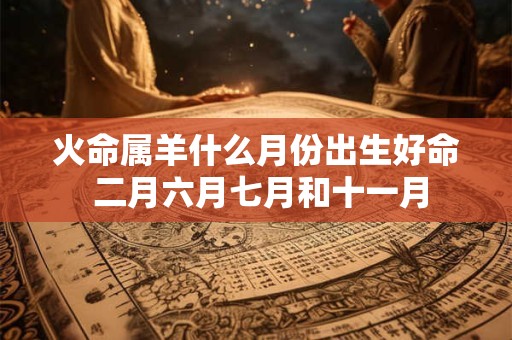 火命属羊什么月份出生好命 二月六月七月和十一月