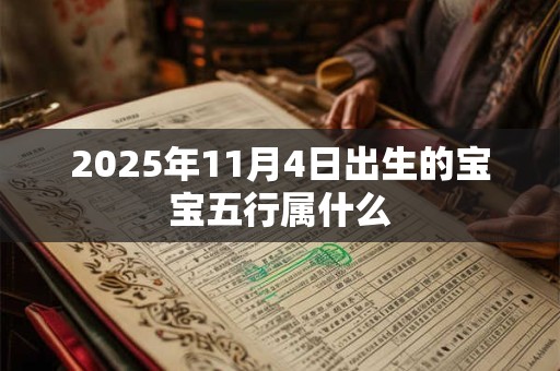 2025年11月4日出生的宝宝五行属什么