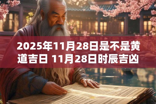 2025年11月28日是不是黄道吉日 11月28日时辰吉凶