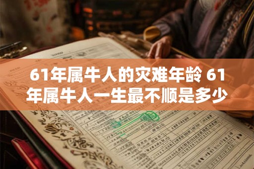 61年属牛人的灾难年龄 61年属牛人一生最不顺是多少岁