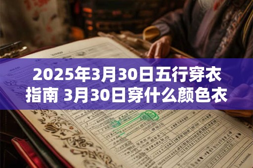 2025年3月30日五行穿衣指南 3月30日穿什么颜色衣服 2025年3月30日五行穿衣指南 3月30日穿什么颜色衣服