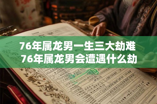 76年属龙男一生三大劫难 76年属龙男会遭遇什么劫
