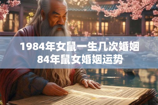 1984年女鼠一生几次婚姻 84年鼠女婚姻运势