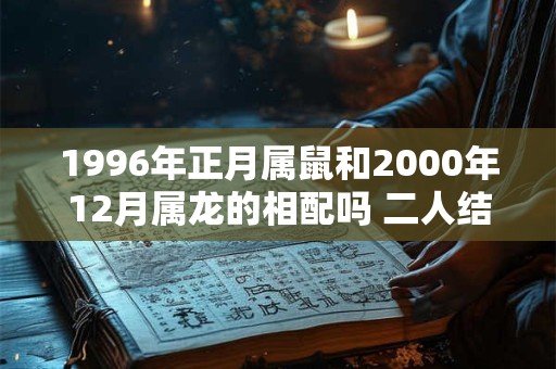 1996年正月属鼠和2000年12月属龙的相配吗 二人结婚合适吗
