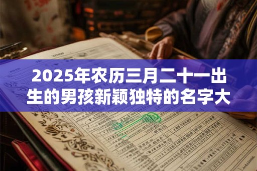 2025年农历三月二十一出生的男孩新颖独特的名字大全