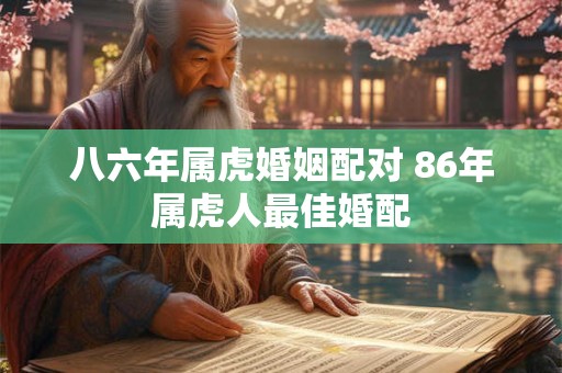 八六年属虎婚姻配对 86年属虎人最佳婚配